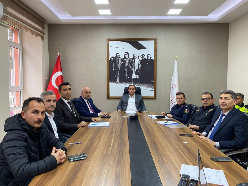 Kış Mevsimi Trafik Tedbirleri Toplantısı Yapıldı